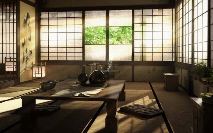 Japanese Elements #decorhomeideas