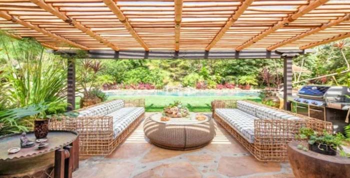 Bamboo Ceiling For An Exotic House