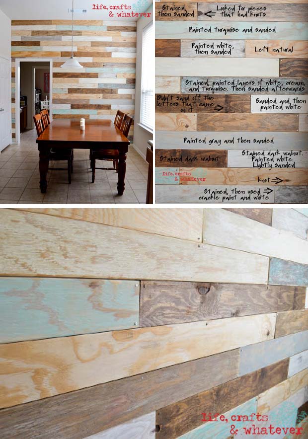 Plank Wall #decorhomeideas