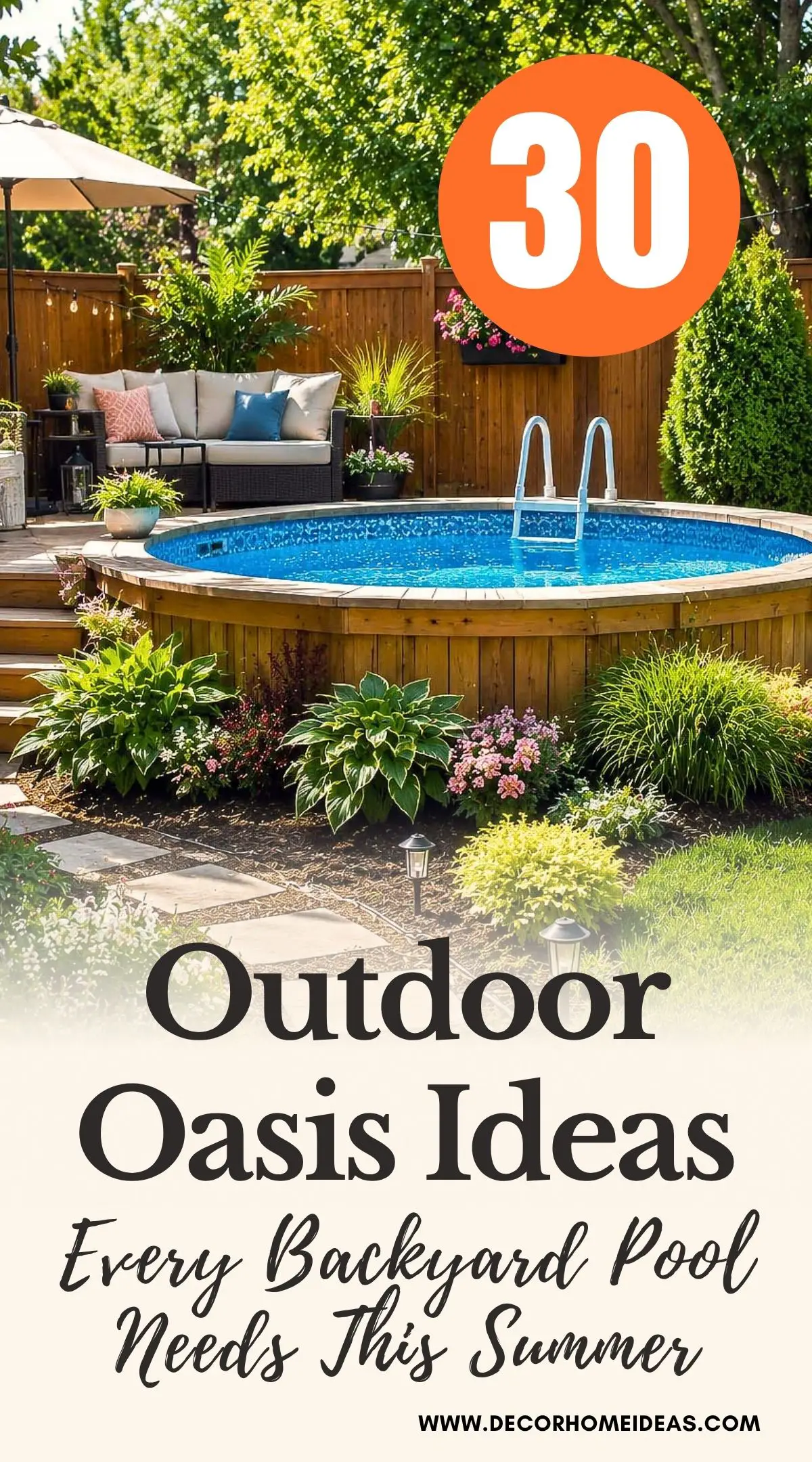 Looking for backyard pool inspiration? Explore creative landscaping ideas with fire pits, pergolas, palm trees, outdoor seating, and poolside decor to create the ultimate summer retreat right at home.