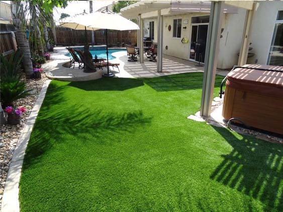 Use Turf Around the Pool Area