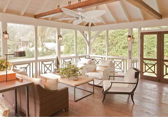 Covered Airy Porch