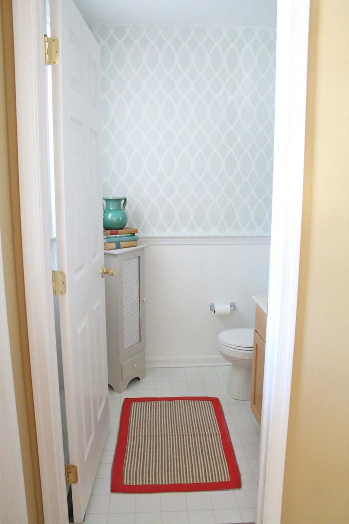 Updating Even a Small Powder Room Can Be Done in Stages #decorhomeideas