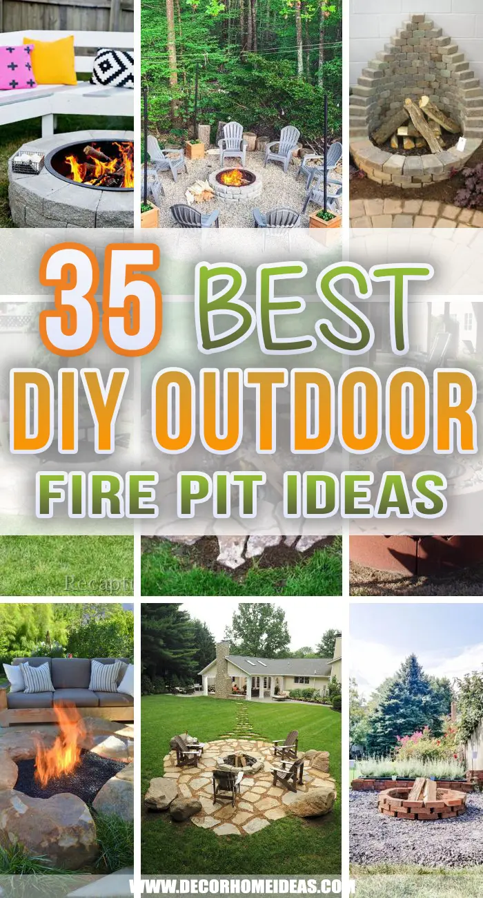 35 Best DIY Fire Pit Ideas and Designs for 2024 | Decor Home Ideas