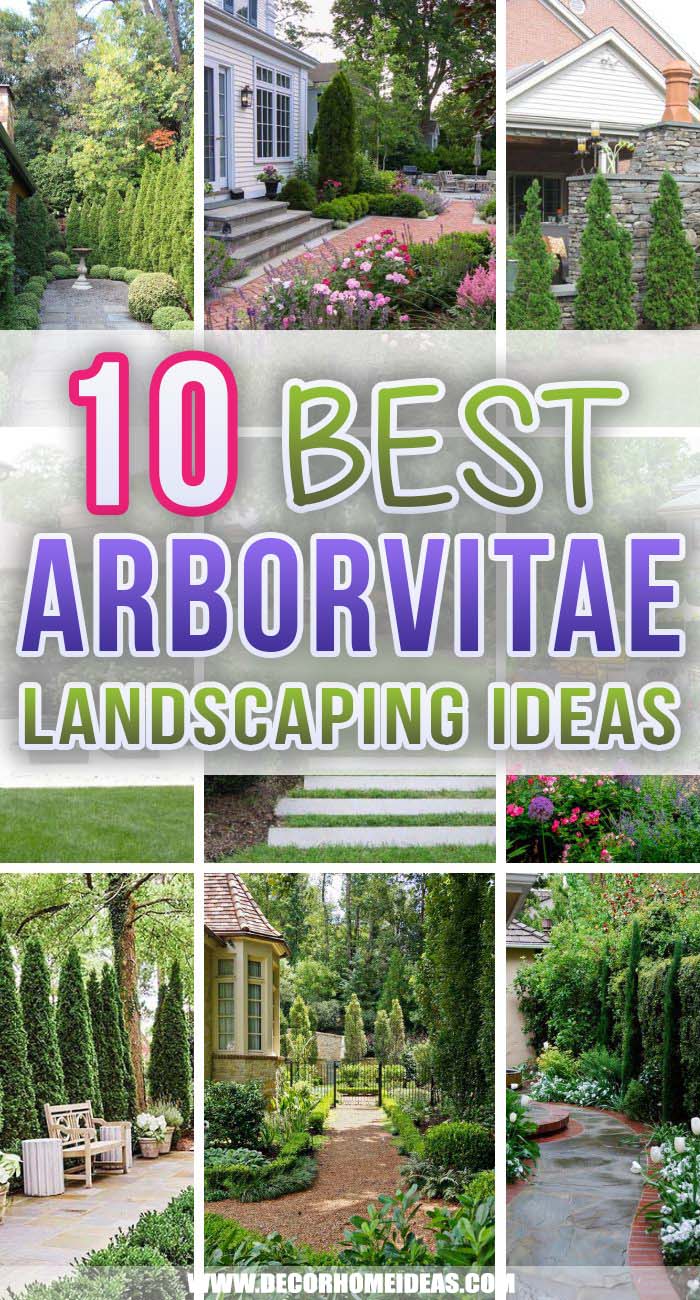 Best Arborvitae Landscaping Ideas. Whether you are looking for a privacy fence ideas, framing your driveway or just sprucing your garden these arborvitae landscaping ideas will do just fine. #decorhomeideas