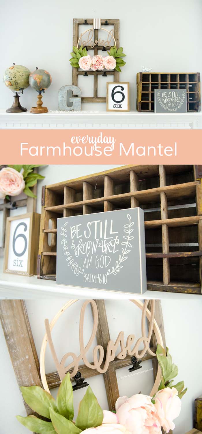 Modern Farmhouse Mantel Decor