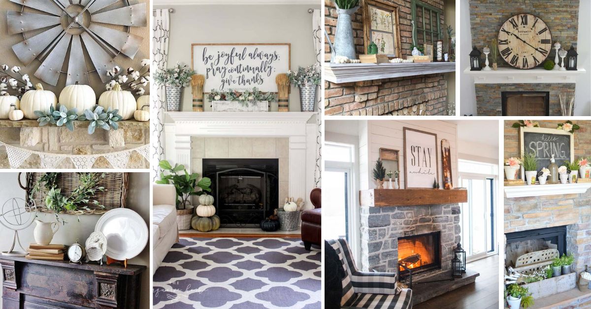 Farmhouse Mantel Decor Ideas