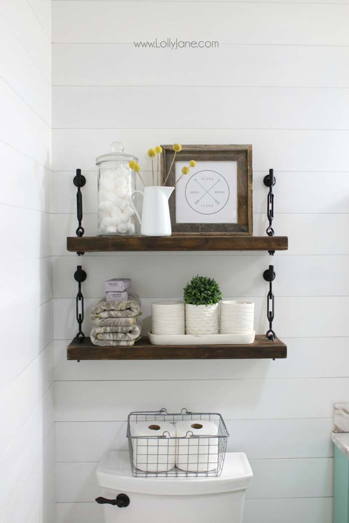 Bathroom Shelf For Expanded Storage Places