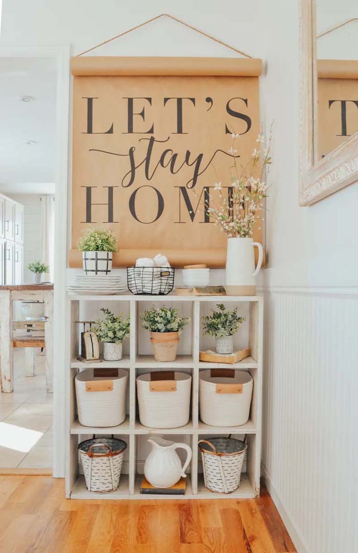 Farmhouse Cubby Storage