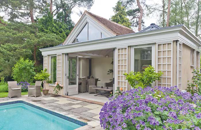 Treat Yourself to a Garden Pool Room