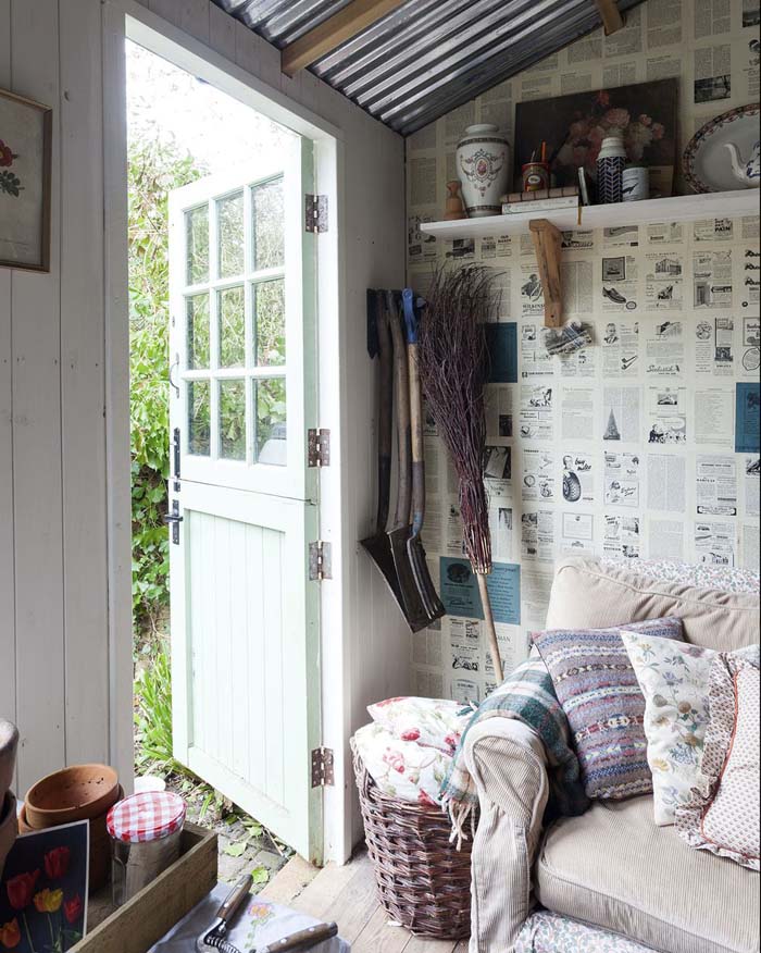 Garden Room With a Dutch Door