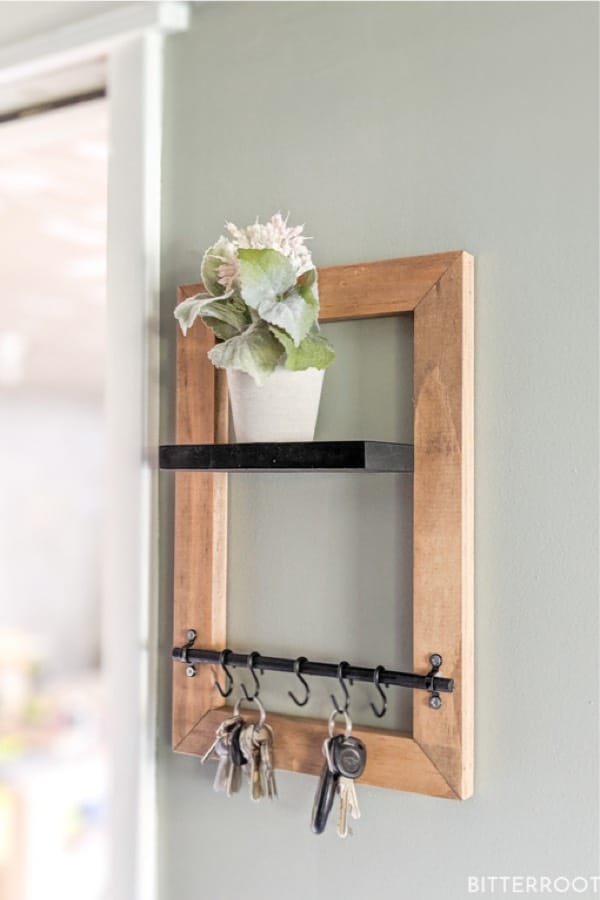 Decorative Key Holder From A Frame