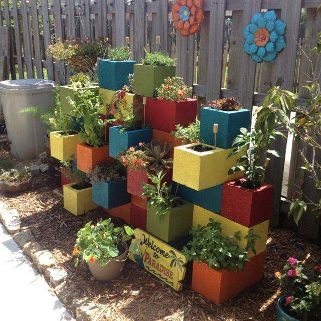 Build a Raised Garden Bed with Cinder Block