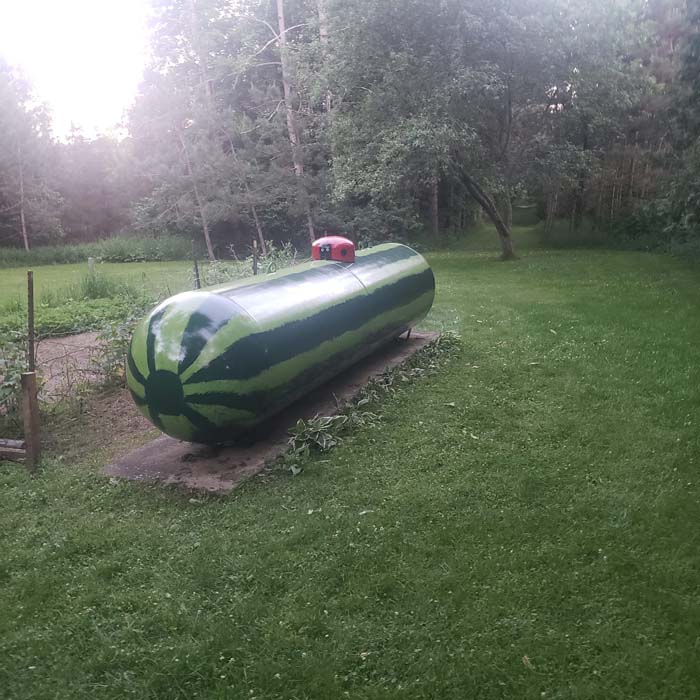 Painted Propane Tank 11