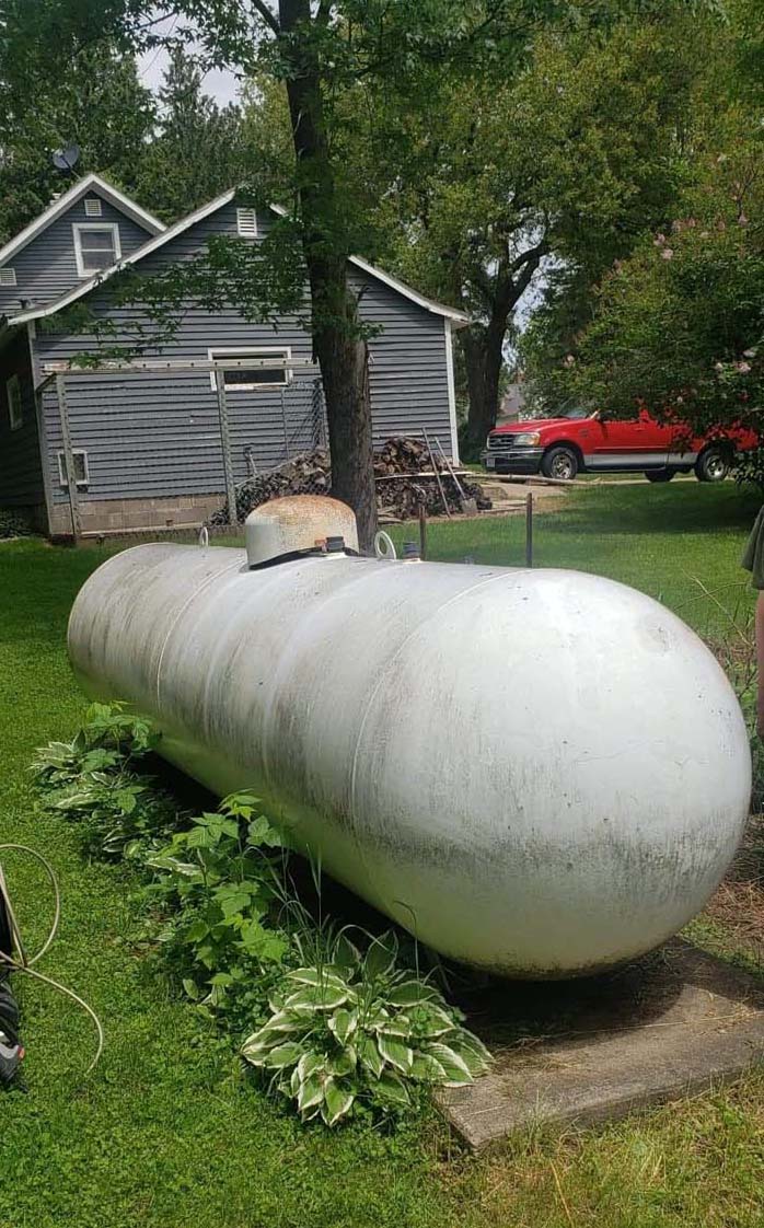 Painted Propane Tank 2