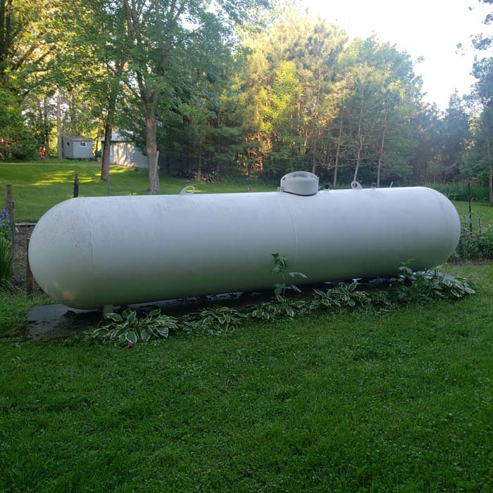 Painted Propane Tank 3