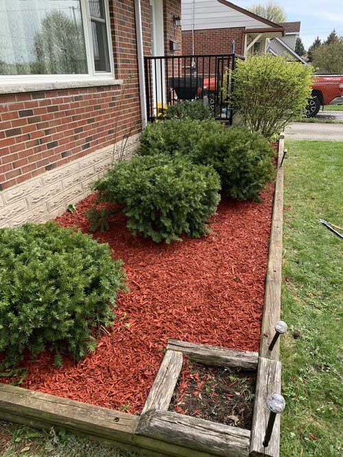 Use Red Mulch in a Raised Garden