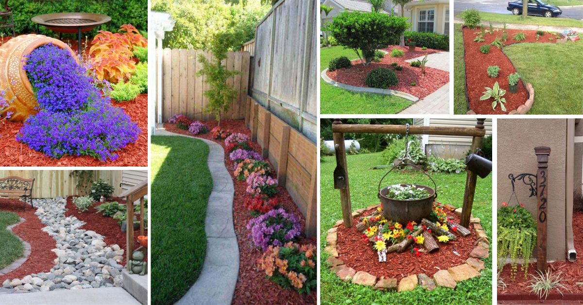 Red Mulch Landscaping Ideas