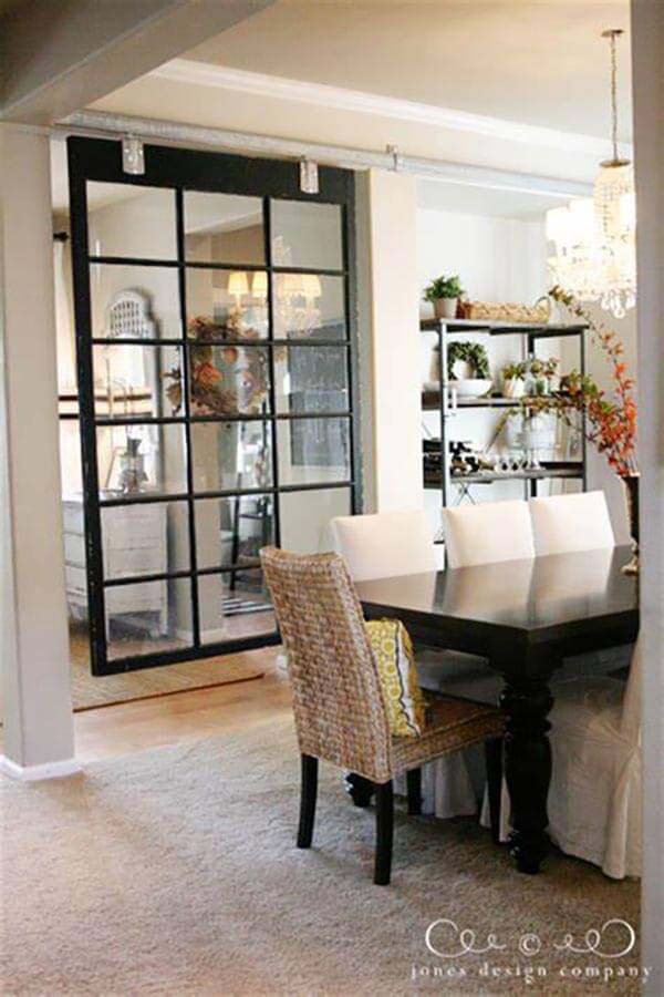 Sliding Farmhouse Divider