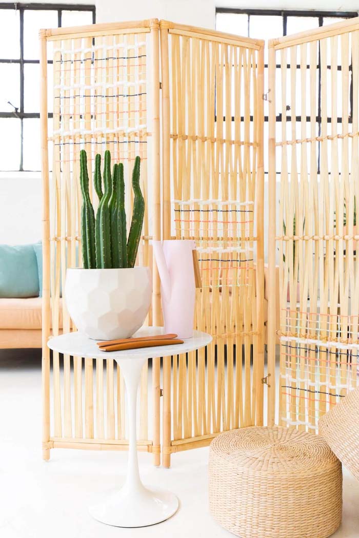 Rattan Partition