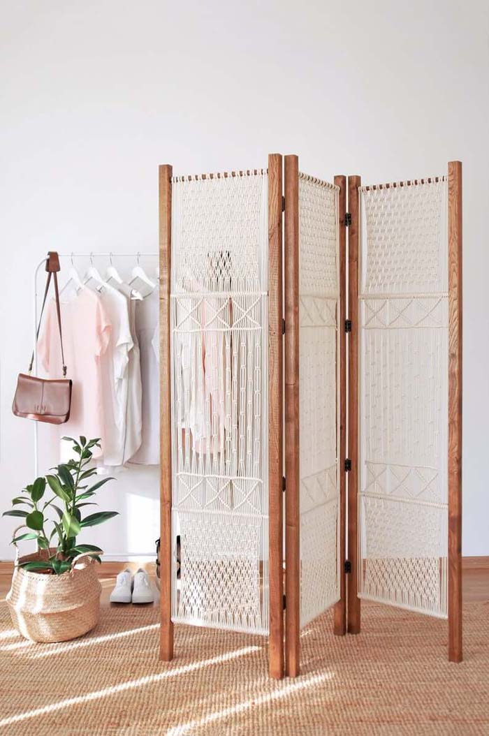 Three-Piece Macrame Divider