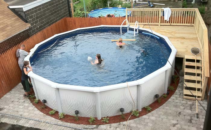 Cheap Above Ground Pool Idea