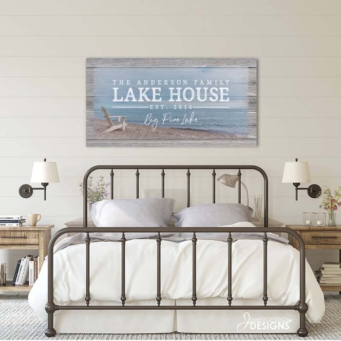 Lake House Master Bedroom Sign