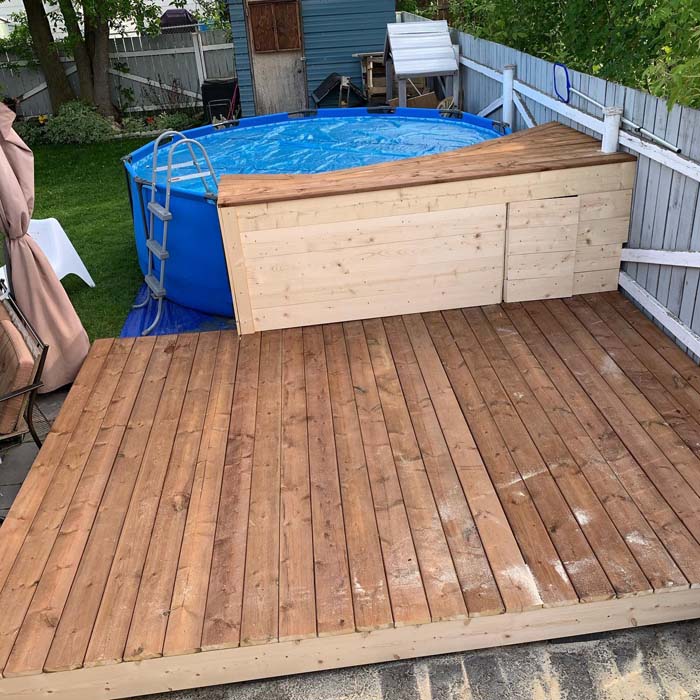 Simple Pool Decking