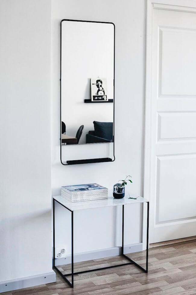 Minimalist Entryway Mirror