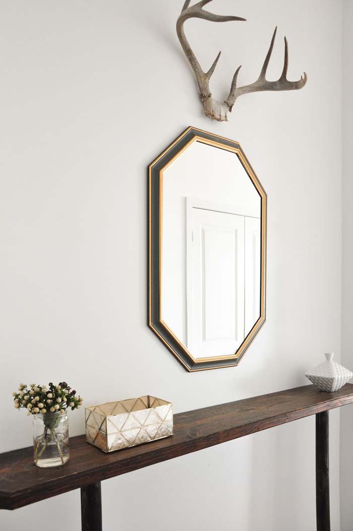 Minimalist Rustic Mirror