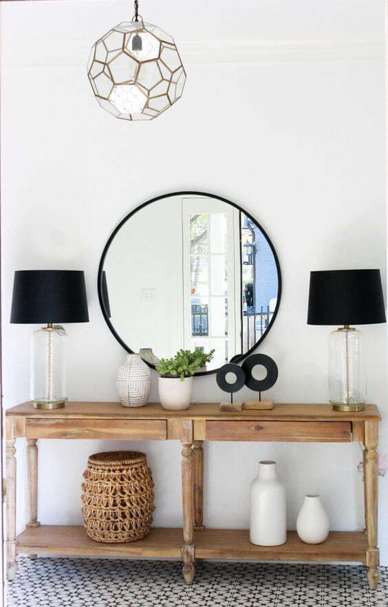 Minimalist Sunburst Mirror Design