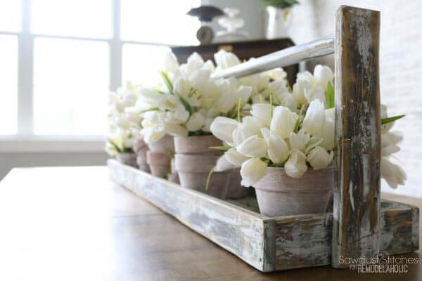 Long Wooden Centerpiece