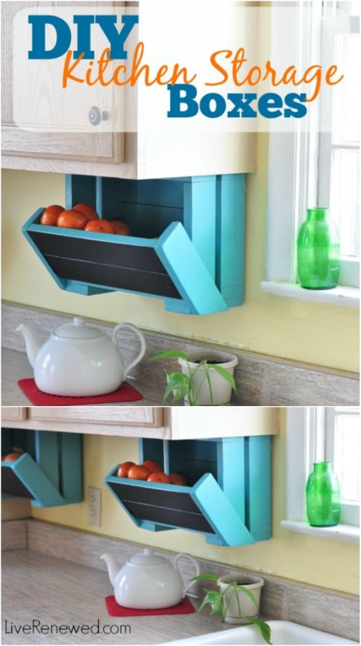 Under-The-Cabinet Veggie And Fruit Boxes