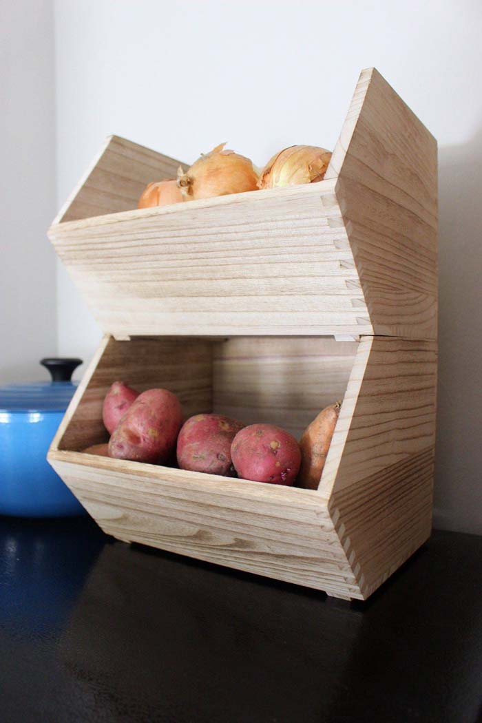 Stacked Wooden Crates