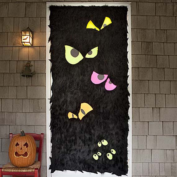 Fluffy Monster Door