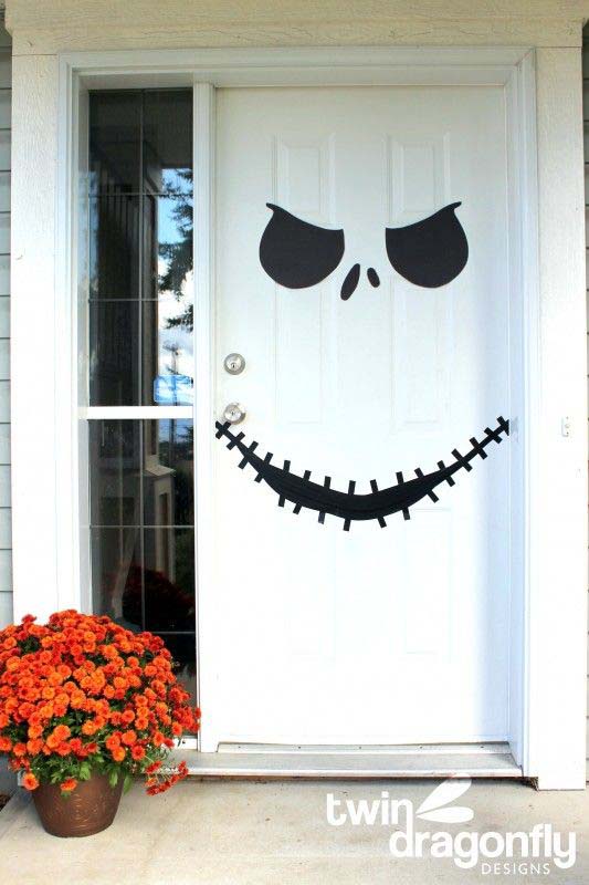 Movie-Inspired Front Door Decal