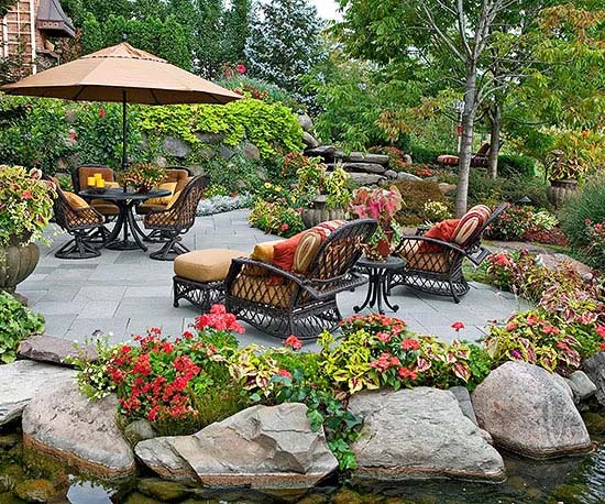 Use Boulders In Your Patio Design