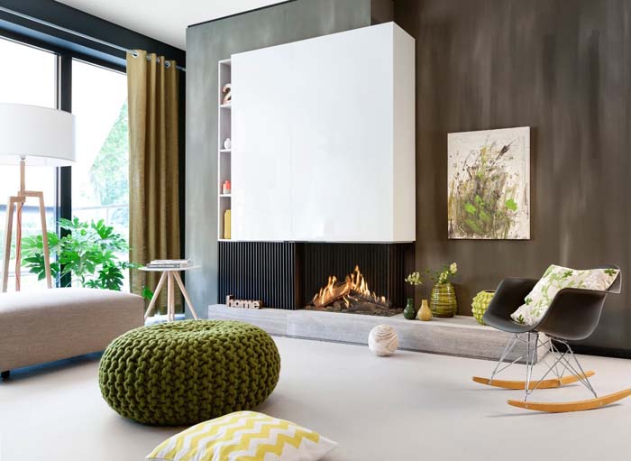 Functional Modern Fireplace