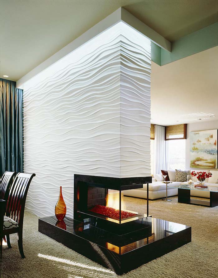 Make A Wall For Your Fireplace