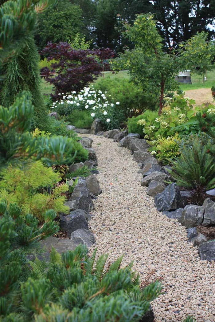 Try a Pea Gravel Path