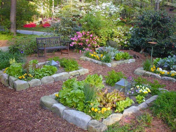 Use Large Rocks for Edging