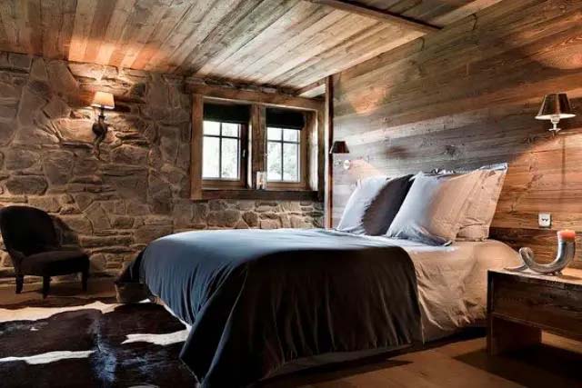 Traditional Cabin Bedroom Decor