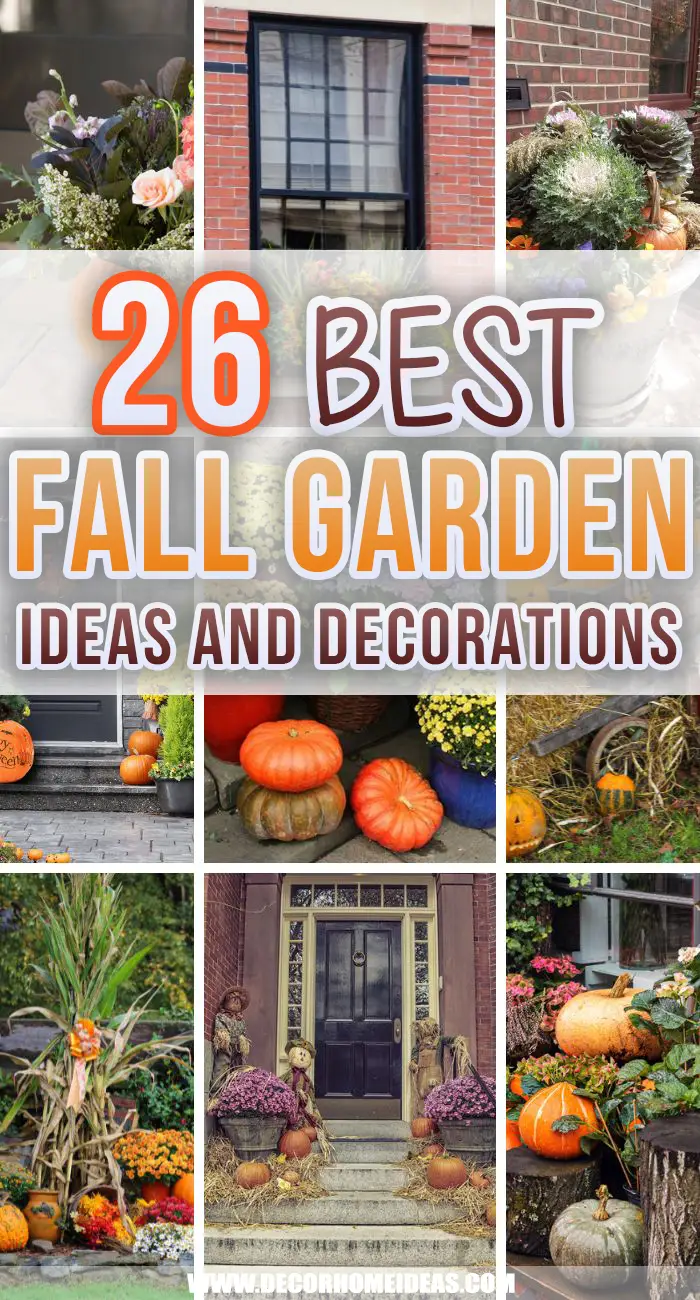 Best Fall Gardening Ideas And Decorations. Get the best ideas for extending the gardening season into autumn and find out what chores to complete to make sure your garden is the most beautiful in the neighborhood. #decorhomeideas