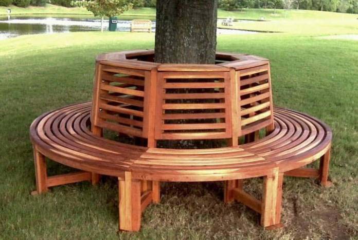 Cedar Wood Bench
