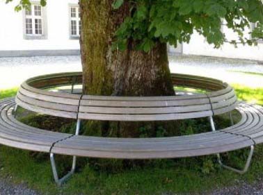 Bench Offering Many Seats