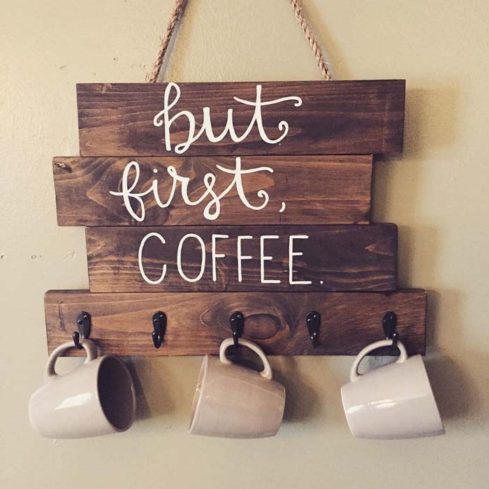 Rustic Personalized Hanging Holder