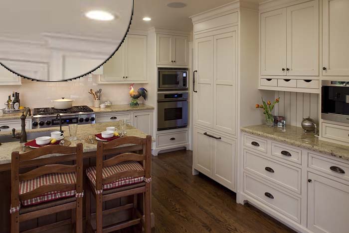 Crown Molding Unifies the Kitchen