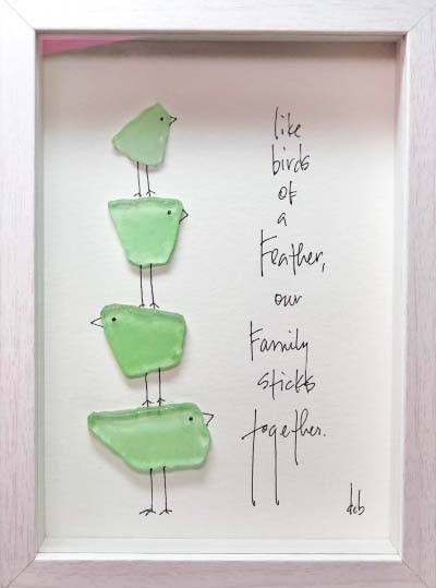 Visualize A Meaningful Statement With Sea Glass