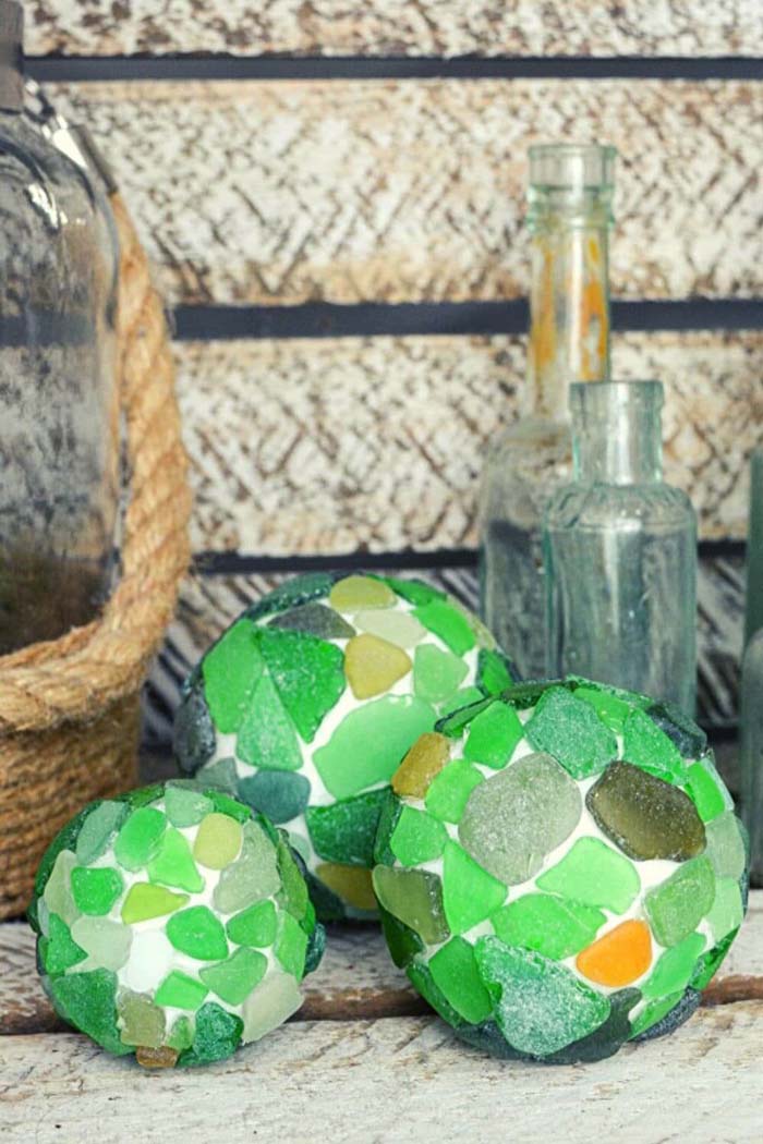 Sea Glass Table Decoration