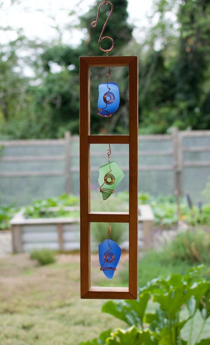 Sun Catcher From Sea Glass